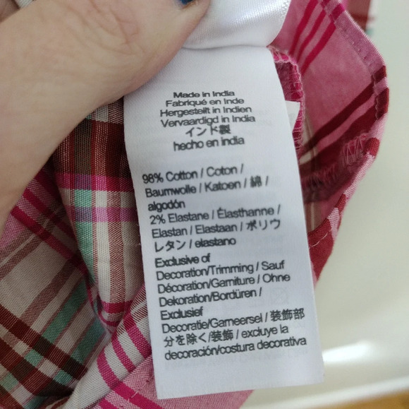 IT HAS POCKETS! J. Crew plaid mini dress with ruffle trim size 4 - Picture 9 of 10